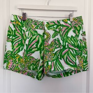 Lilly Pulitzer Callahan Short - Resort White Seeing Pink Elephants